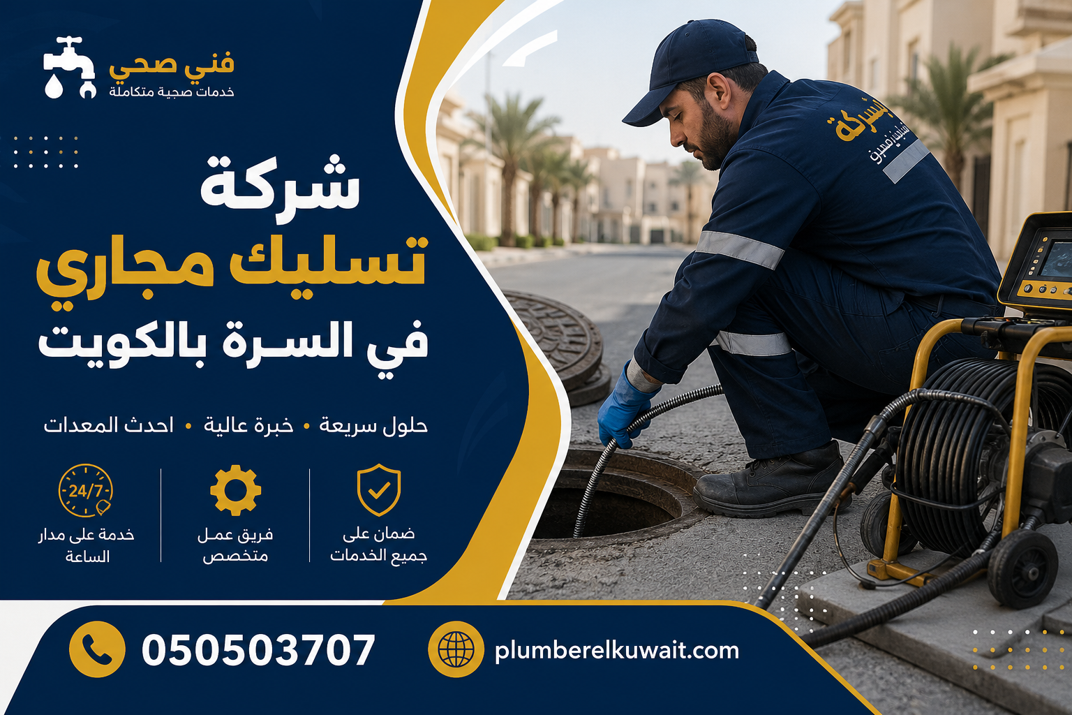 شركة تسليك مجاري في السرة بالكويت