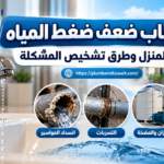 أسباب ضعف ضغط المياه في المنزل وطرق تشخيص المشكلة