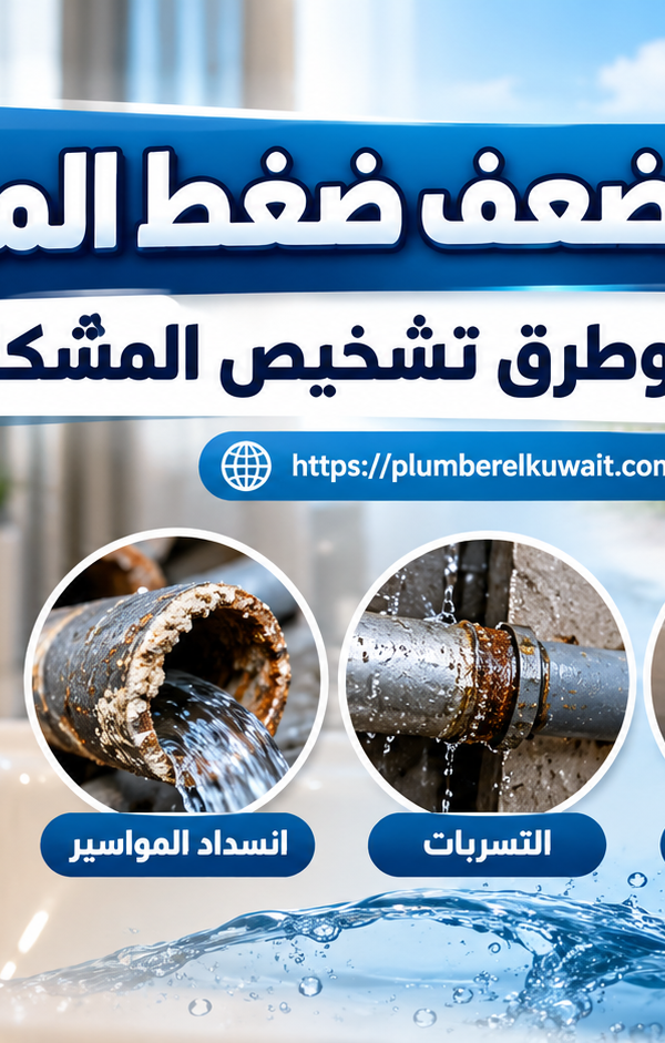 أسباب ضعف ضغط المياه في المنزل وطرق تشخيص المشكلة
